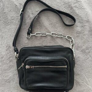 Alexander Wang Attica black crossbody chain bag
